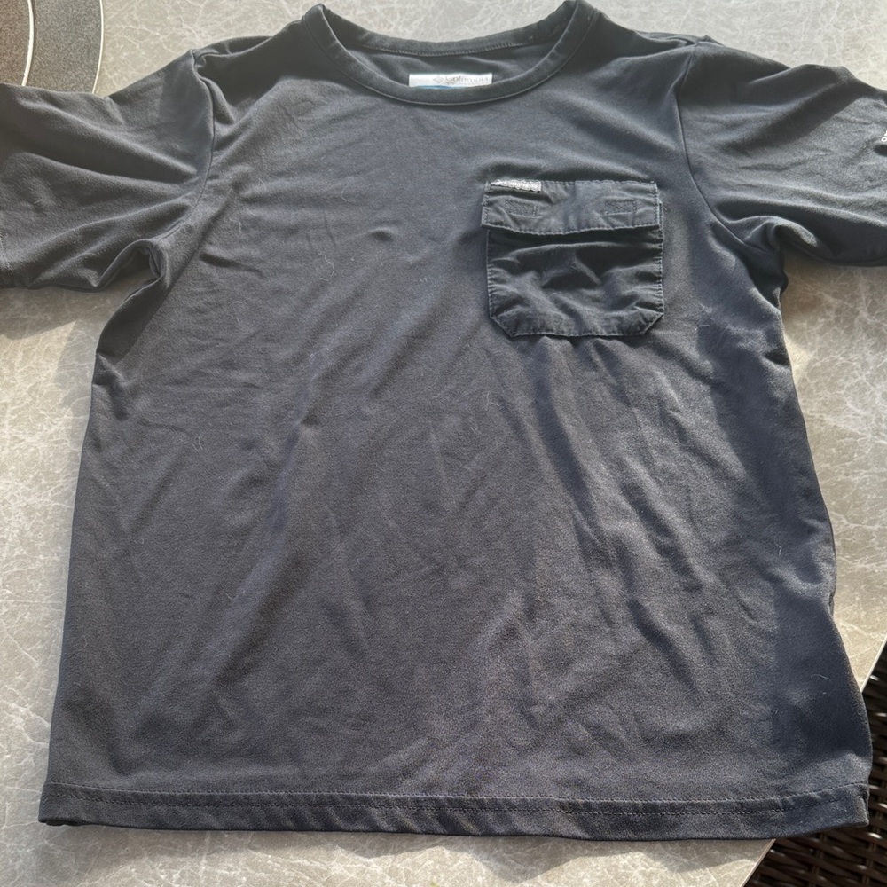 Columbia Kids Black Pocket T-Shirt